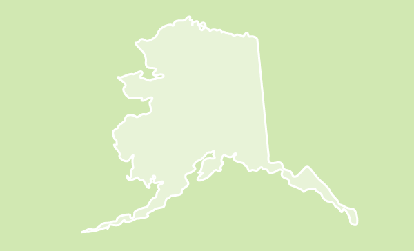Alaska US map