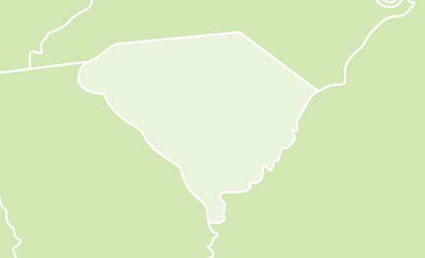 South Carolina US map
