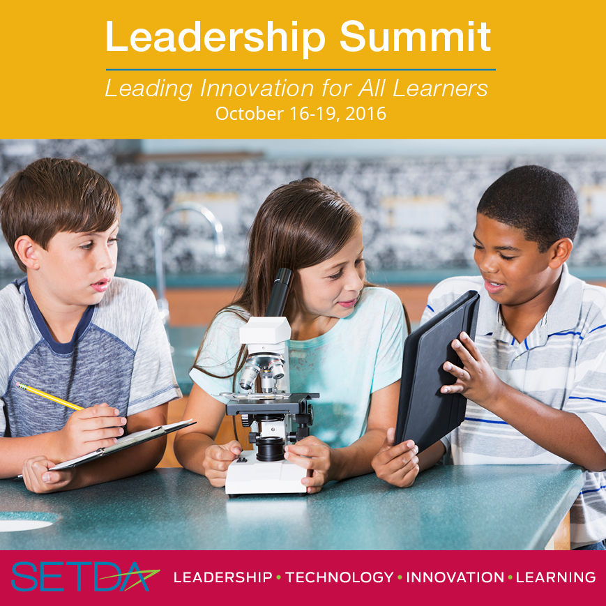 The SETDA Leadership Summit is a unique professional development and networking event with opportunities to learn from national and state educational leaders and private sector innovators, coupled with in-depth discussion and product development.