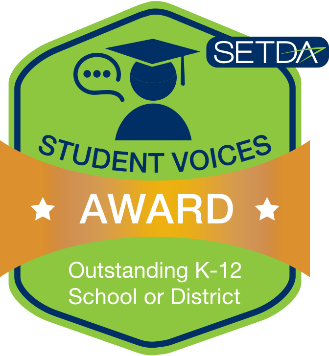 Badge for Student Voices Award