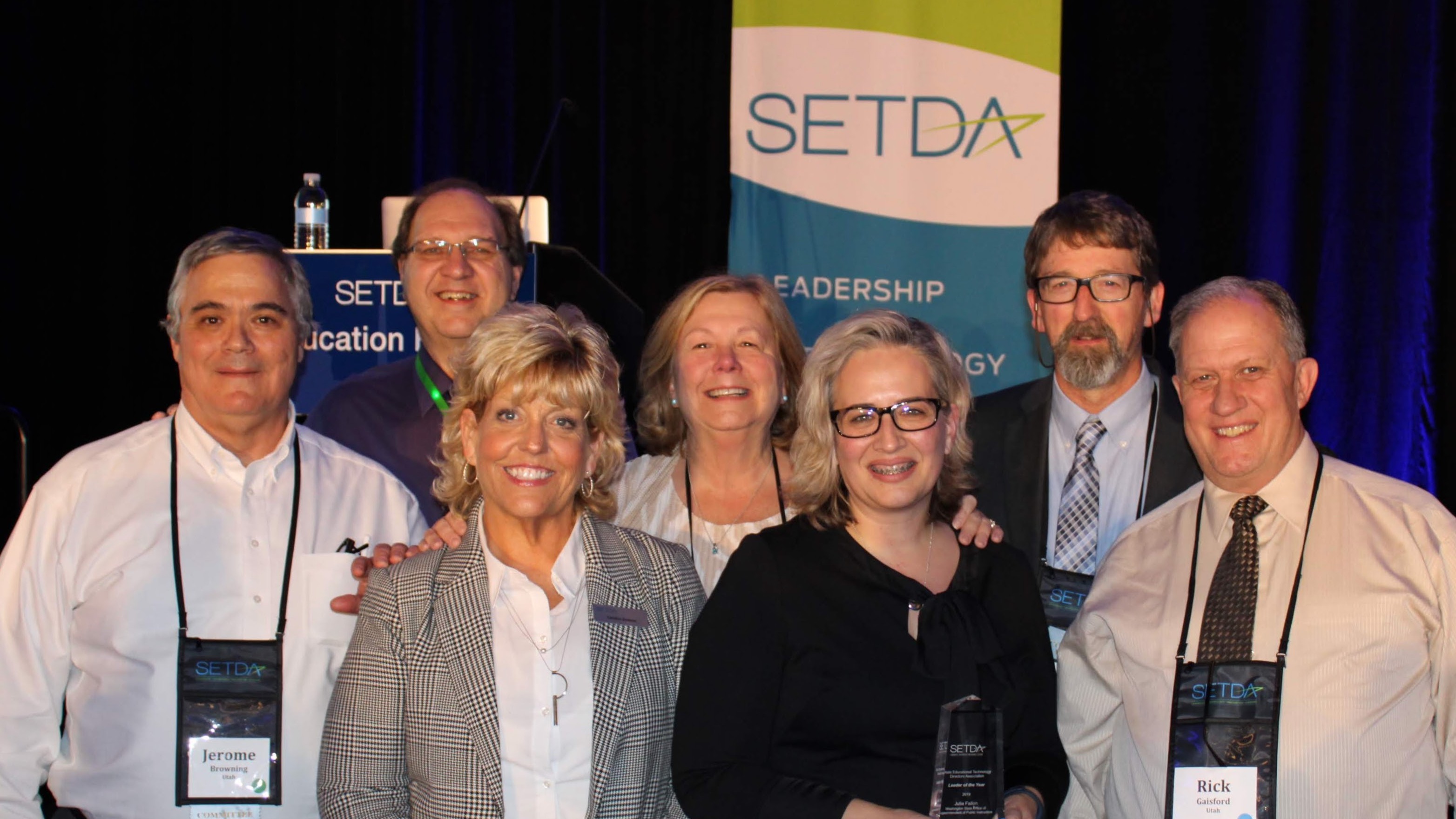 Seven SETDA members, former SLY award winners