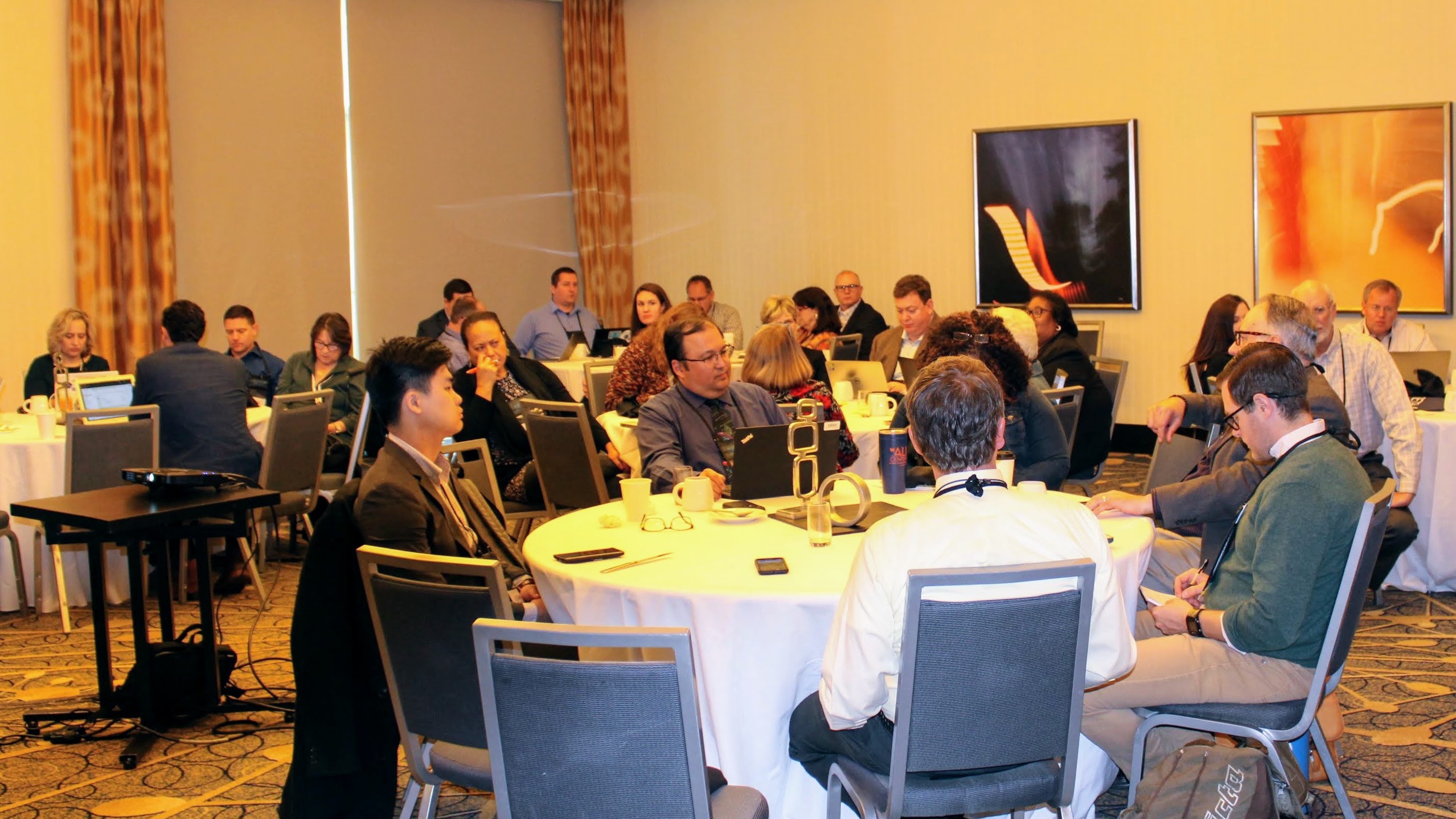 SETDA members around round table in breakout session