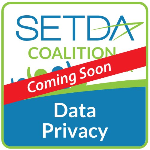 Data Privacy Coalition graphic with red coming soon banner