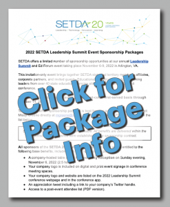 2022 SETDA Event Sponsor Opportunities